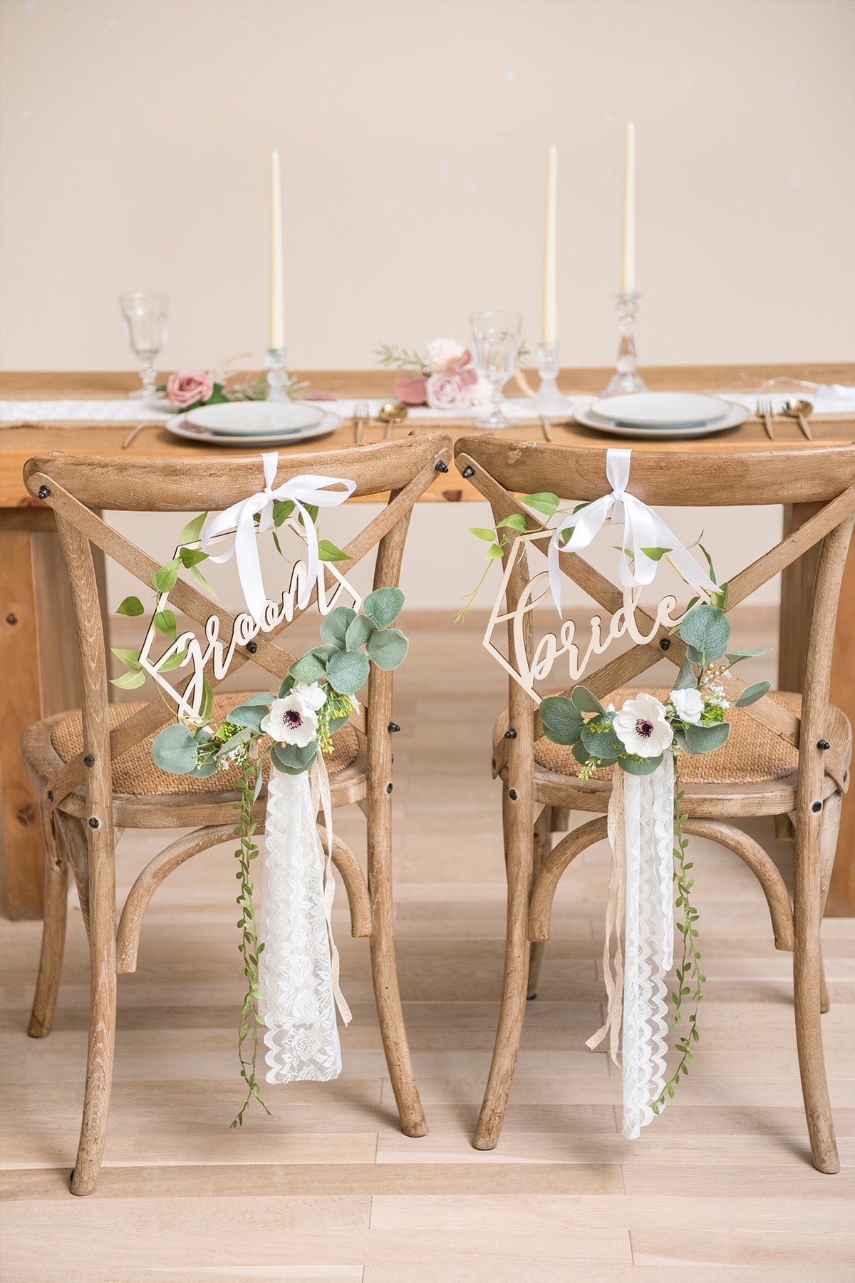 Couple Chair Floral Decor
