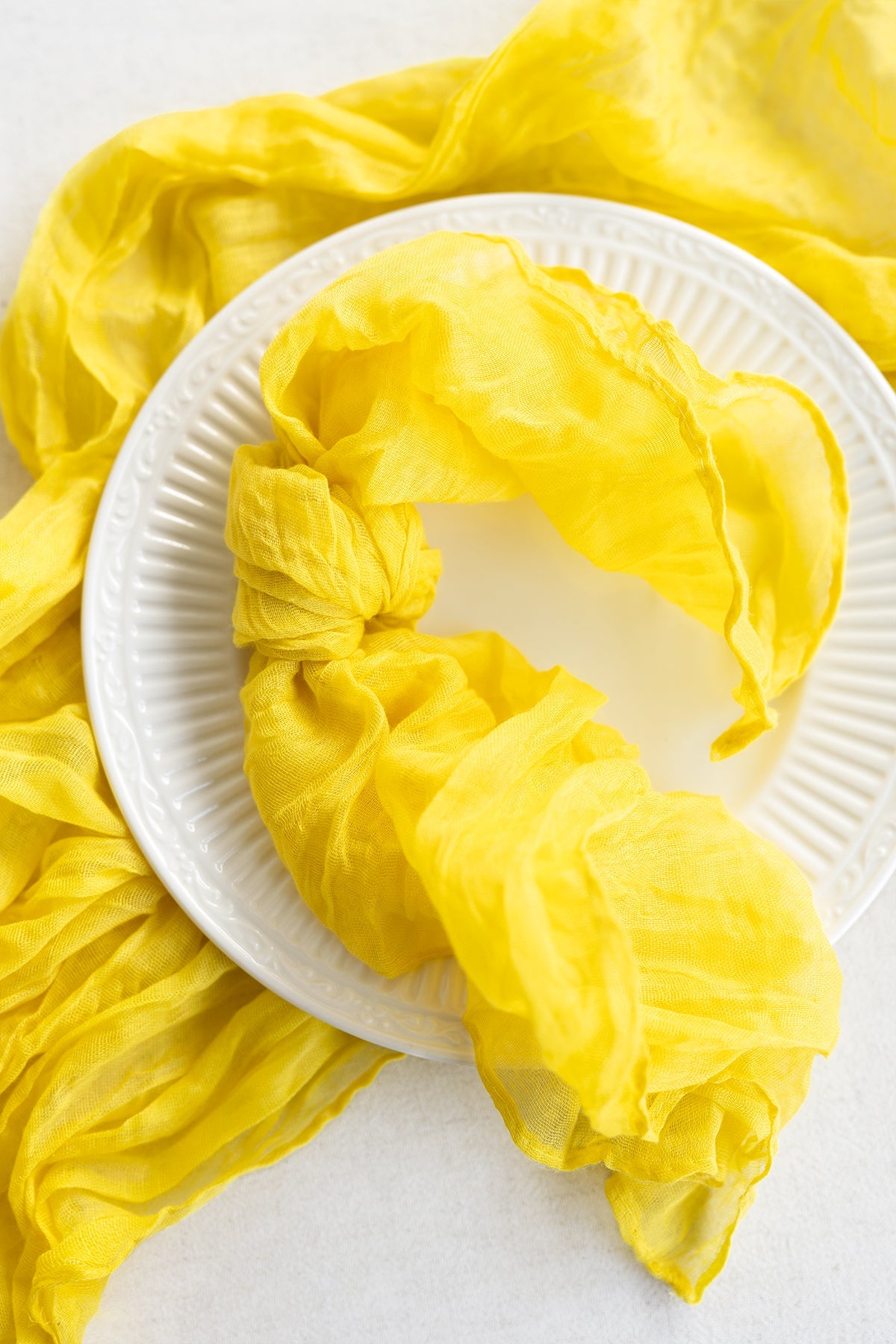 Cheesecloth Napkins & Table Runner Set for Reception - 7 Colors