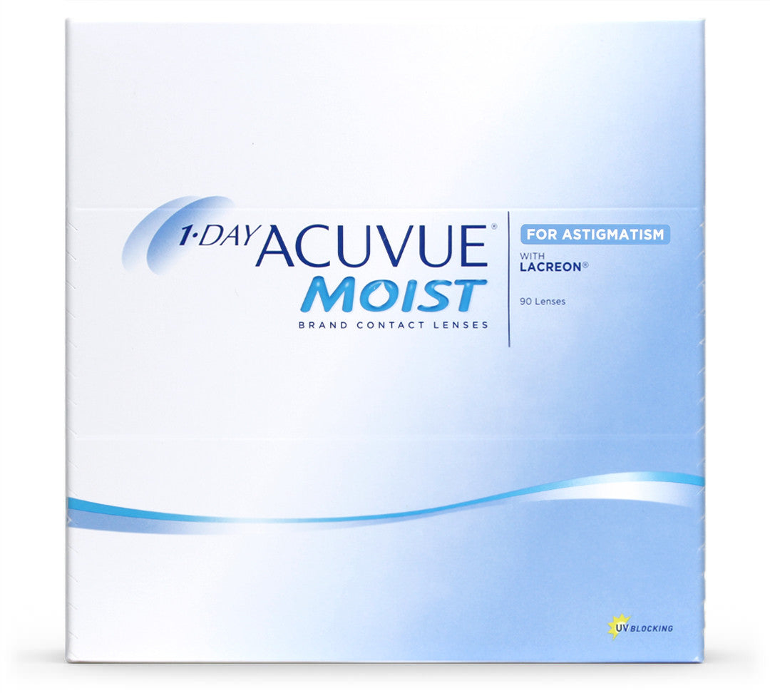 Acuvue Oasys 1-Day Moist for Astigmatism 90 Pack - $90/box