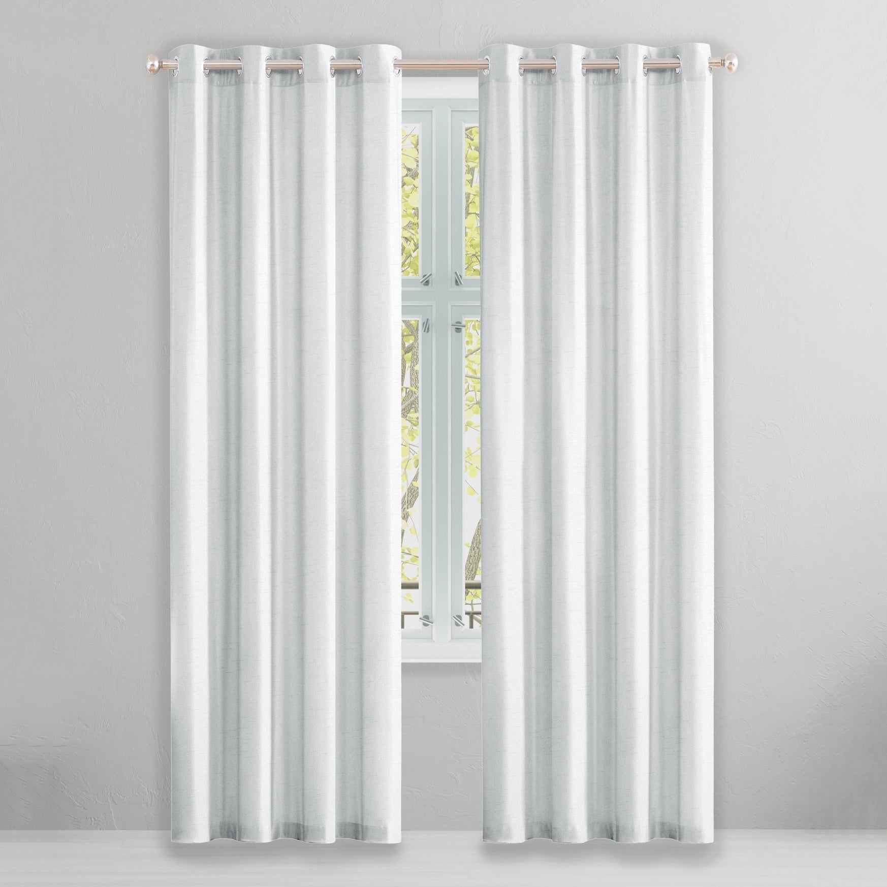 2-Piece Set: Solid Blackout Thermal Window Curtain Pair Panel