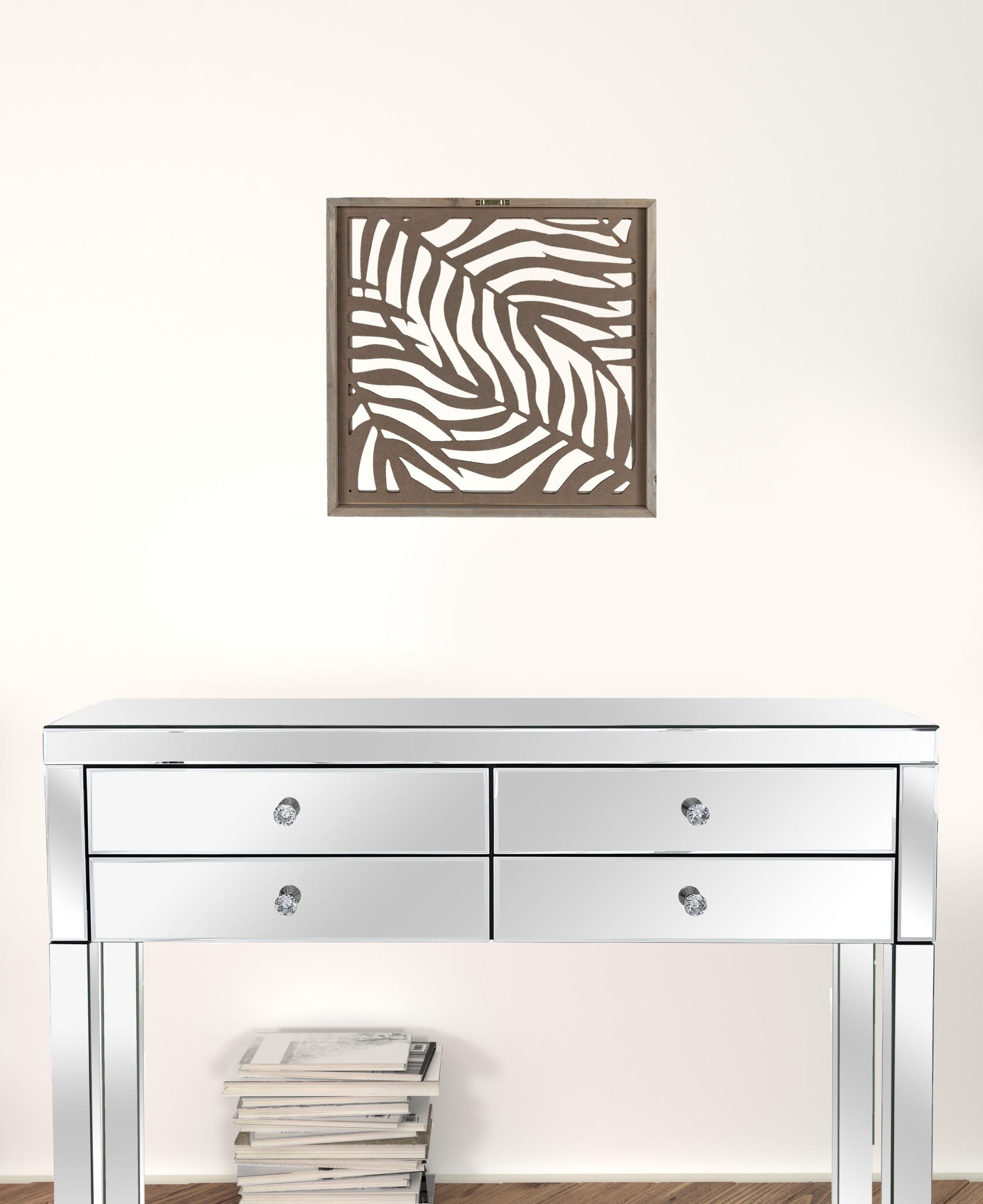 Abstract Natural Palm 2 Wall Decor