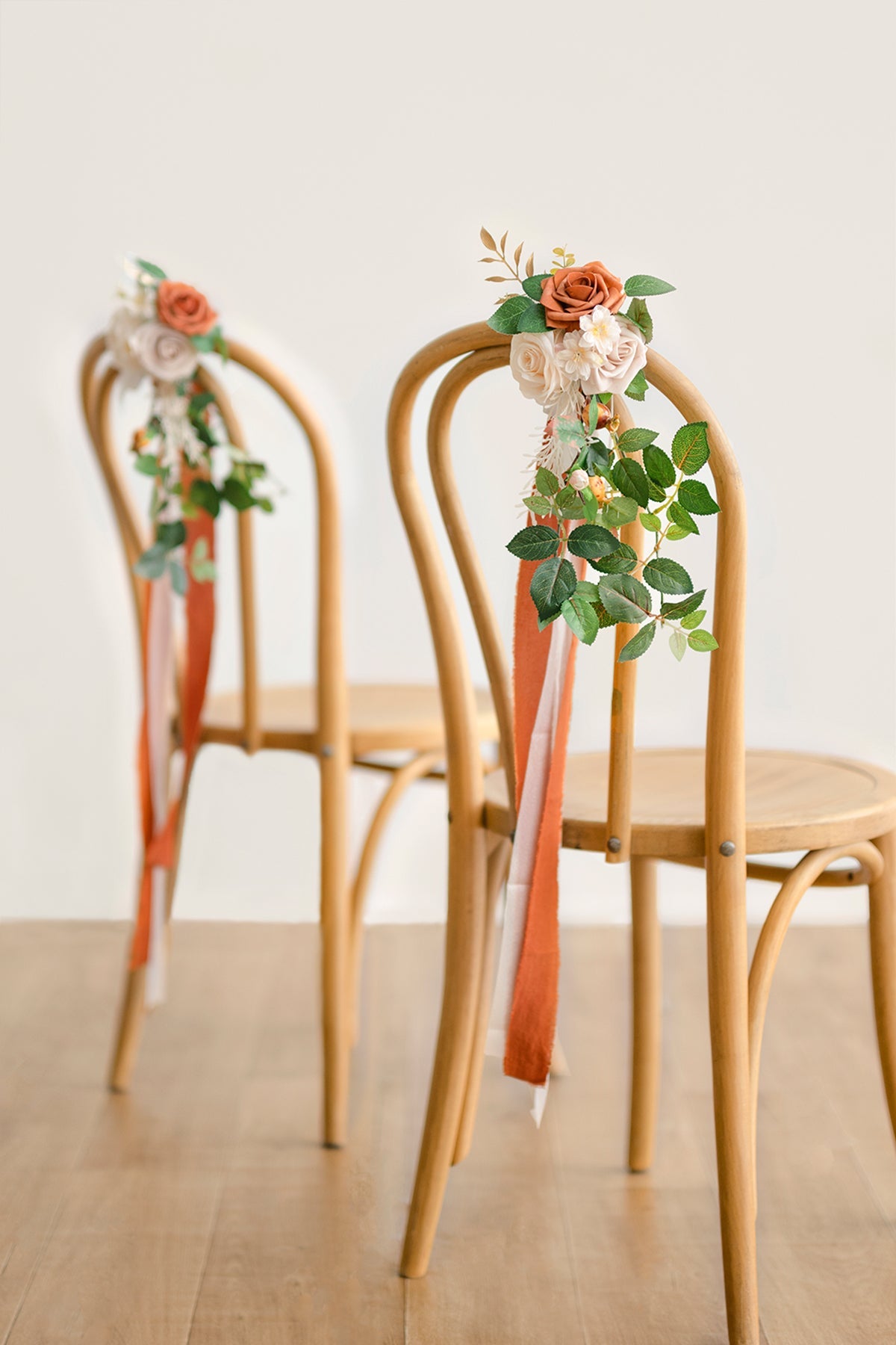 Aisle & Chair Decor in Burnt Orange