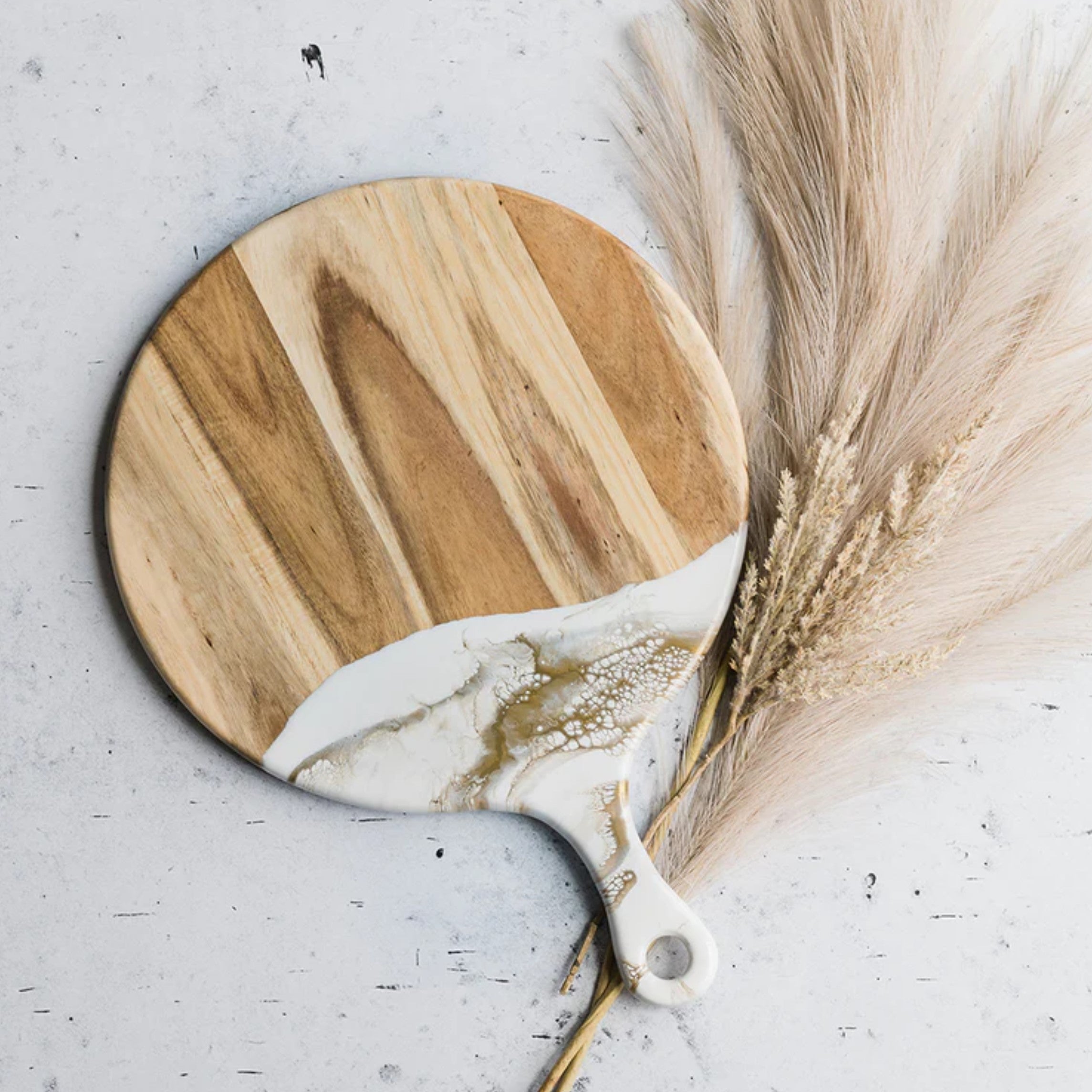 Acacia Paddle Board Tray, 12 Inches