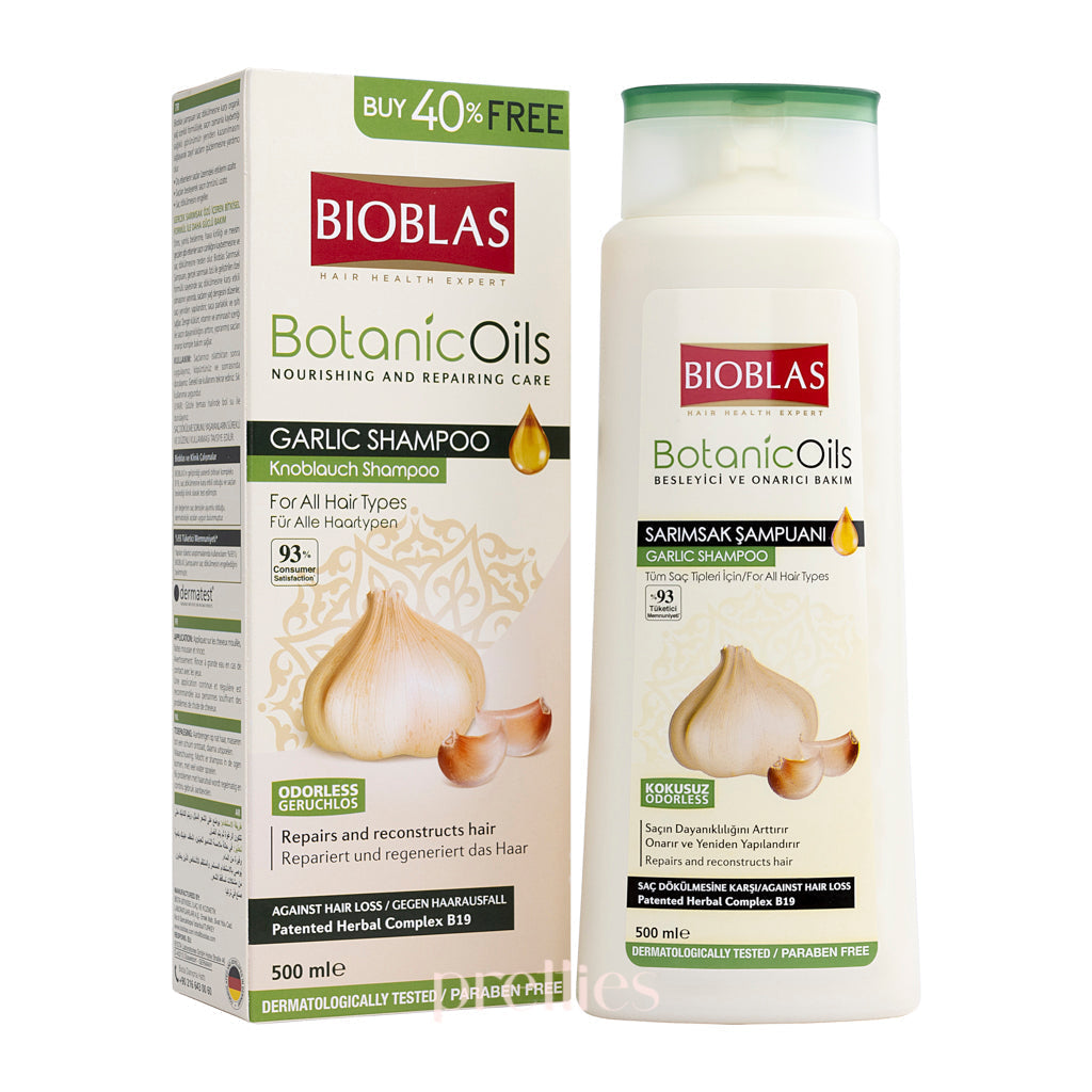 Bioblas BotanicOils Garlic Shampoo (Odourless) 500ml