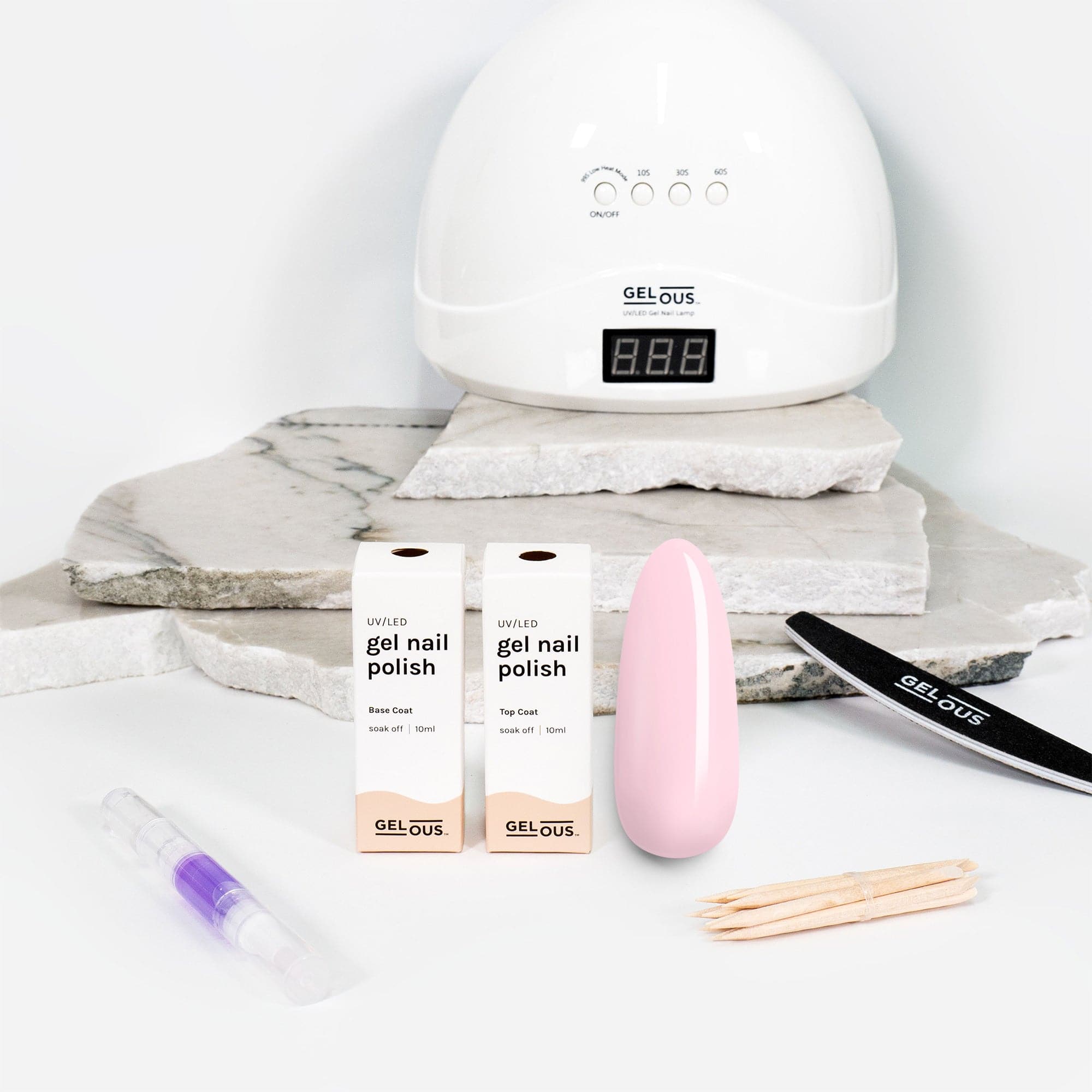 Gelous gel nail polish Bubblegum Essentials Pack - photographed in New Zealand