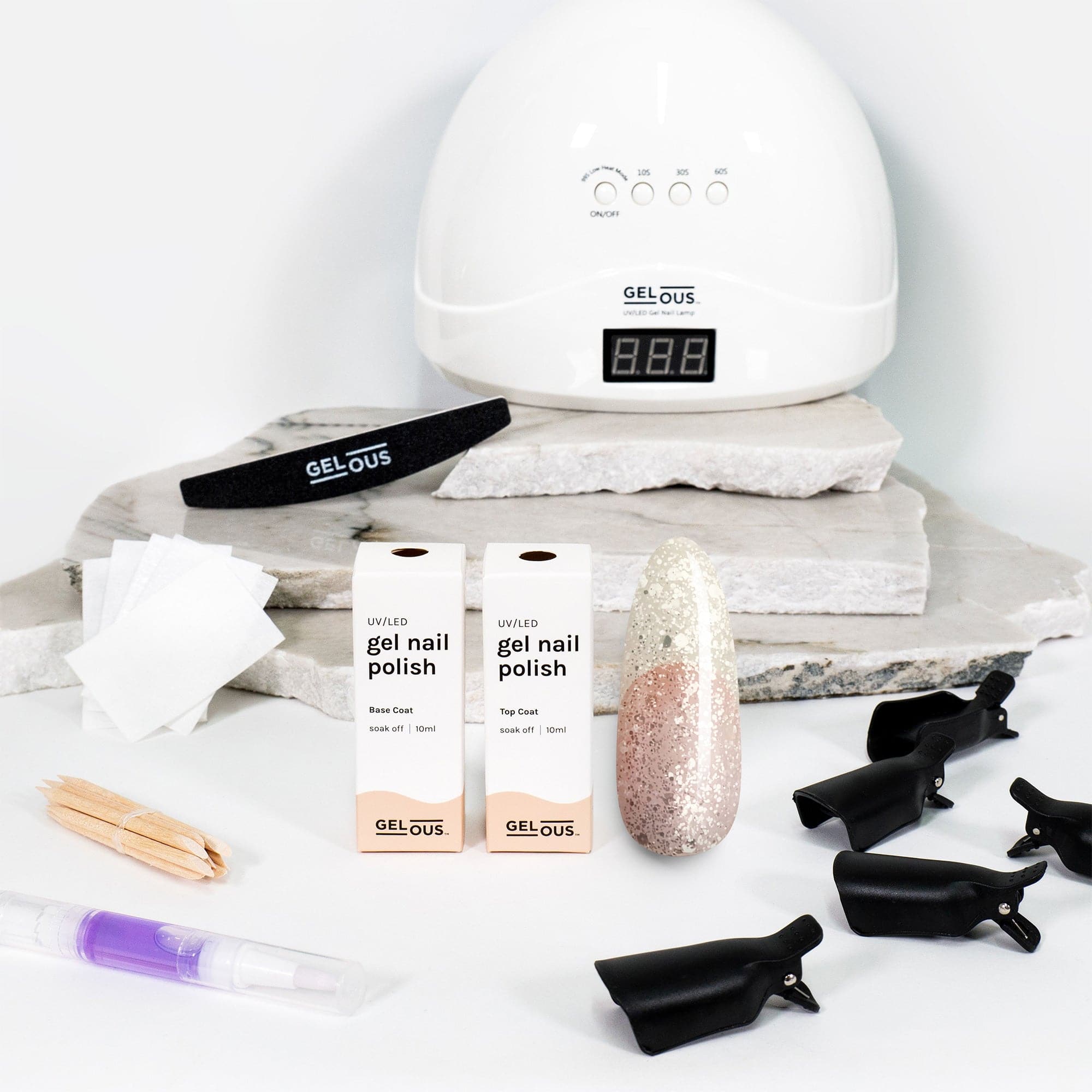 Gelous gel nail polish Chunky Glitter Starter Pack - photographed in New Zealand