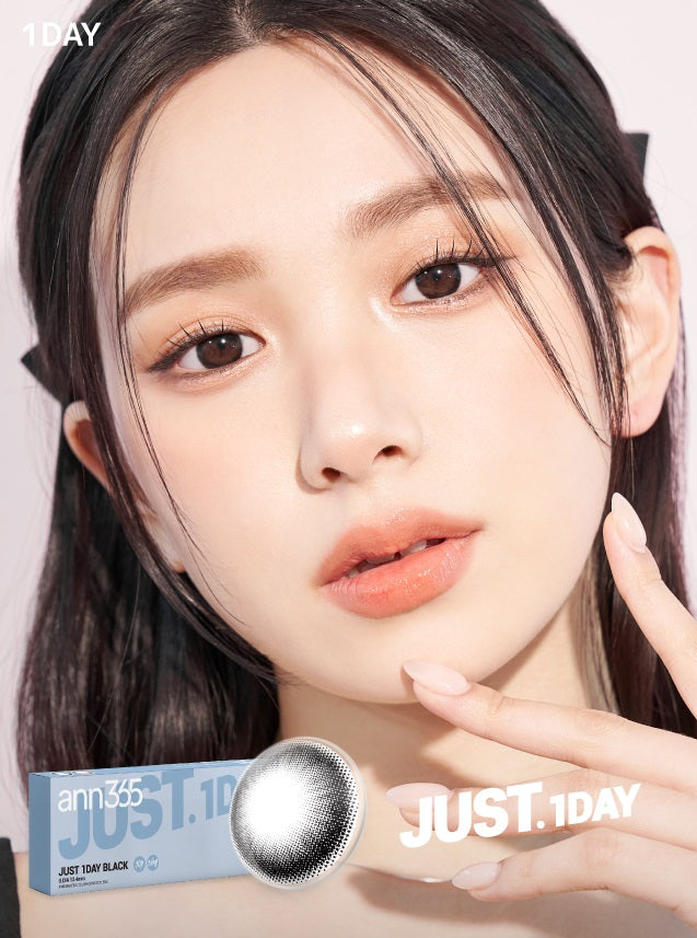 Ann365 Just Black One Day Contact Lenses 10 Pack