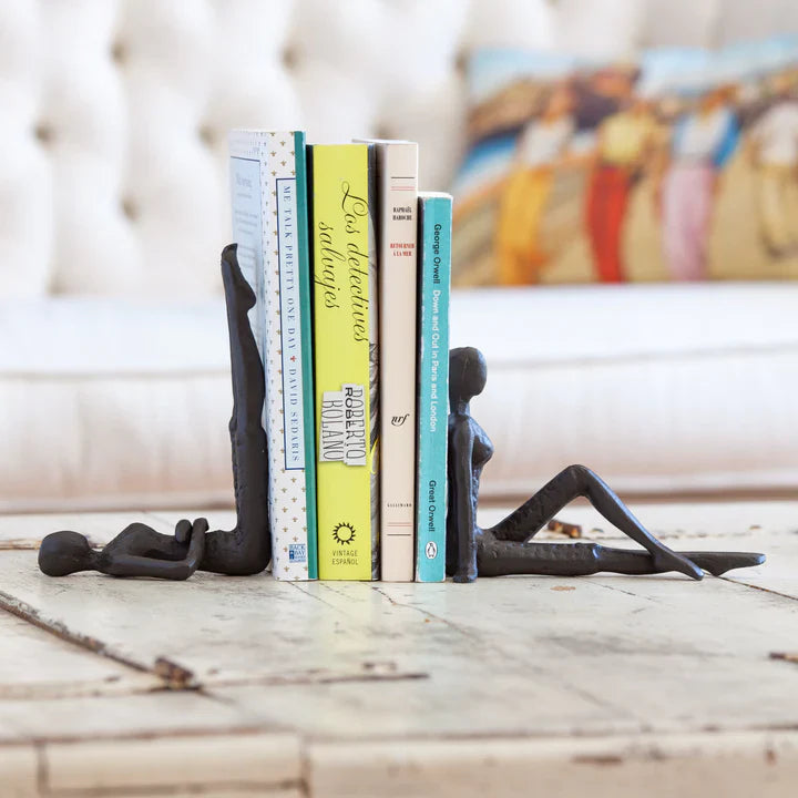 Cast Iron Ladies Stretching Bookend