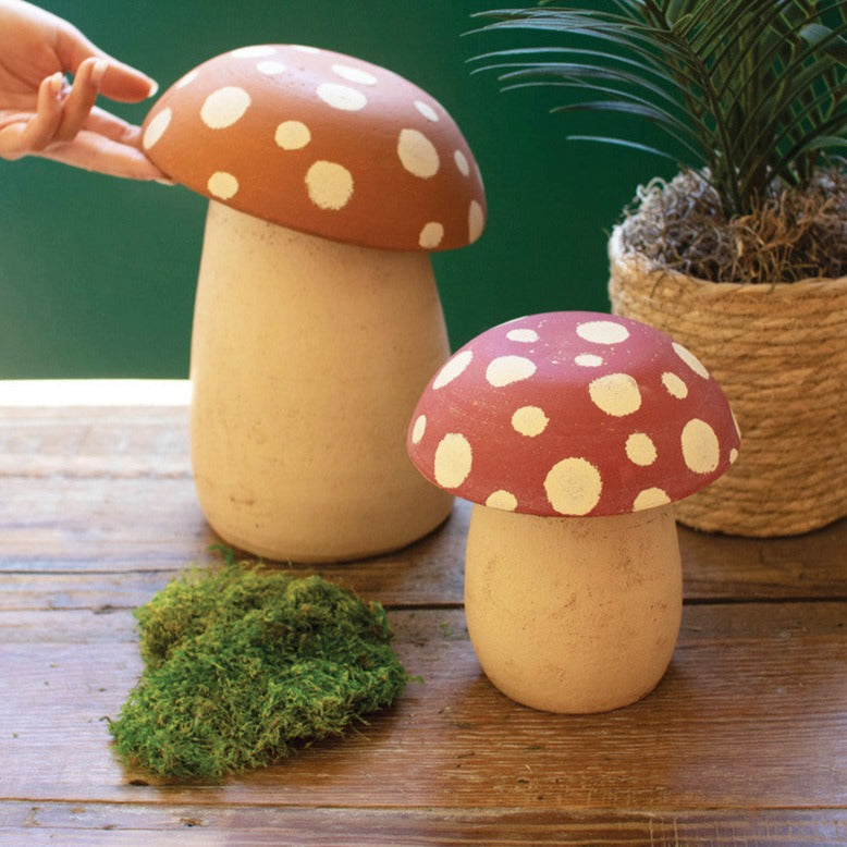 Clay Mushroom Canister
