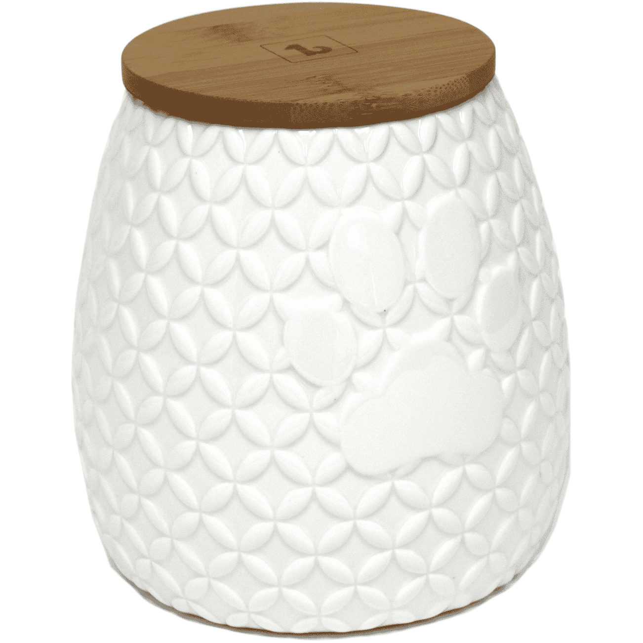 Be One Breed White Porcelain Cookie Jar