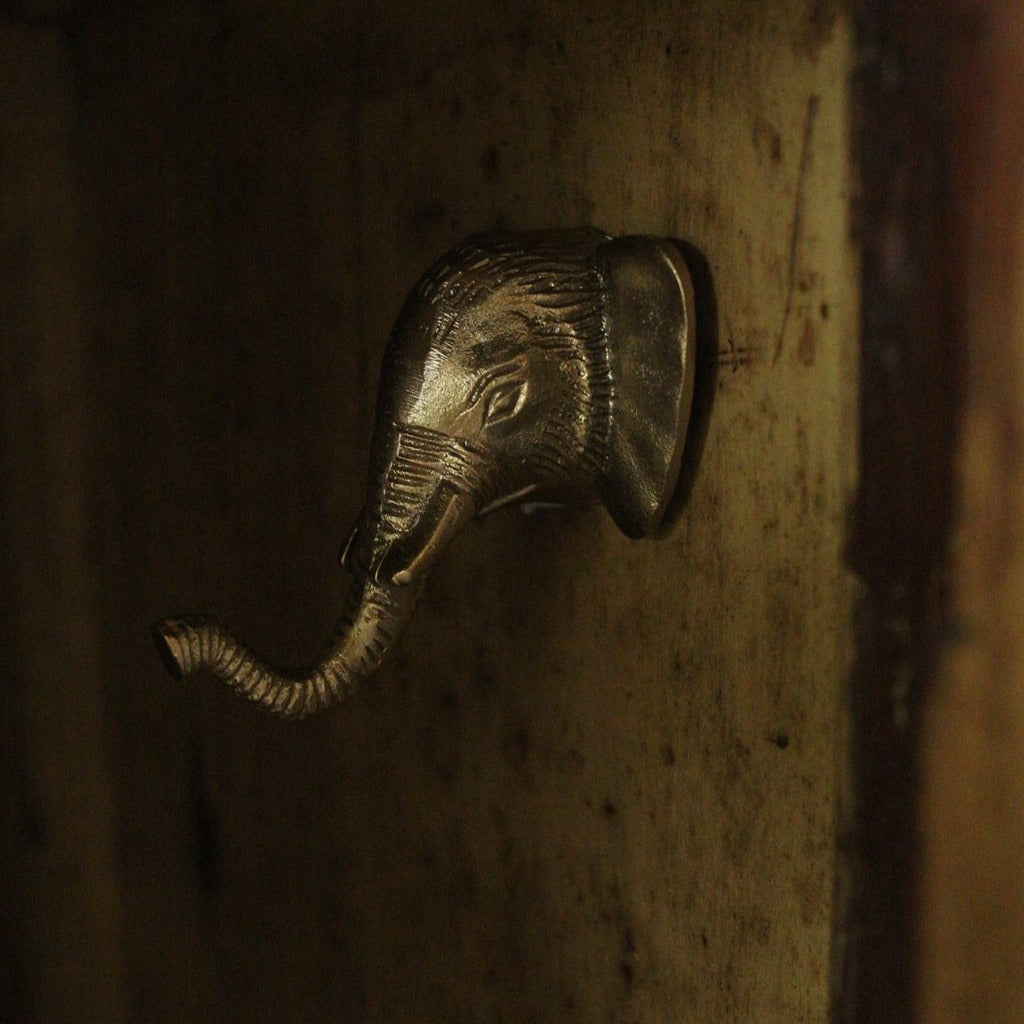 Brass Billy Elephant Wall Hook