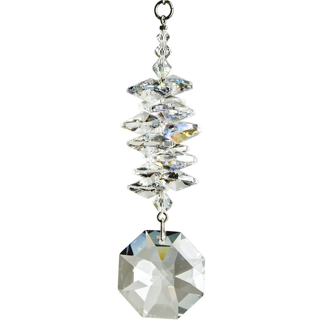 Crystal Ice Cascade Suncatcher - Octagon