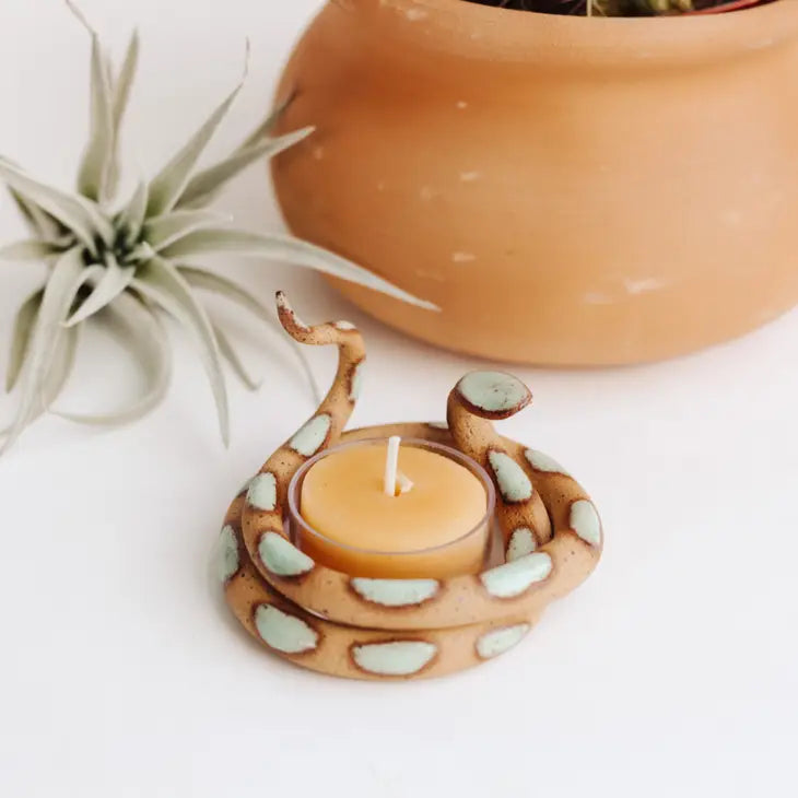 Ceramic Snake - Air Plant Holder